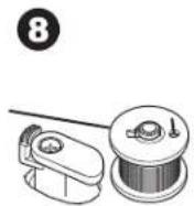 SINGER Superb EM200 - RIMOZIONE DELLA BOBINA - 8