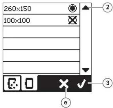 260×150 100×100 ② ③ e