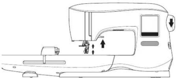 SINGER Superb EM200 - STICKRAHMEN AN DIE STICKMASCHINE ANBRINGEN - 1