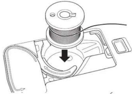 SINGER Superb EM200 - INSERIMENTO DELLA BOBINA - 1