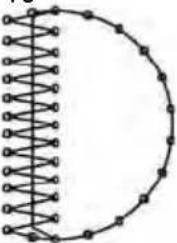 Dürkopp Adler 532 - Schémas de couture standards pour la classe 512 - 22
