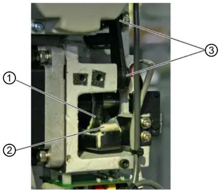 Dürkopp Adler 532 - Points de graissage à la face arrière de la machine - 1
