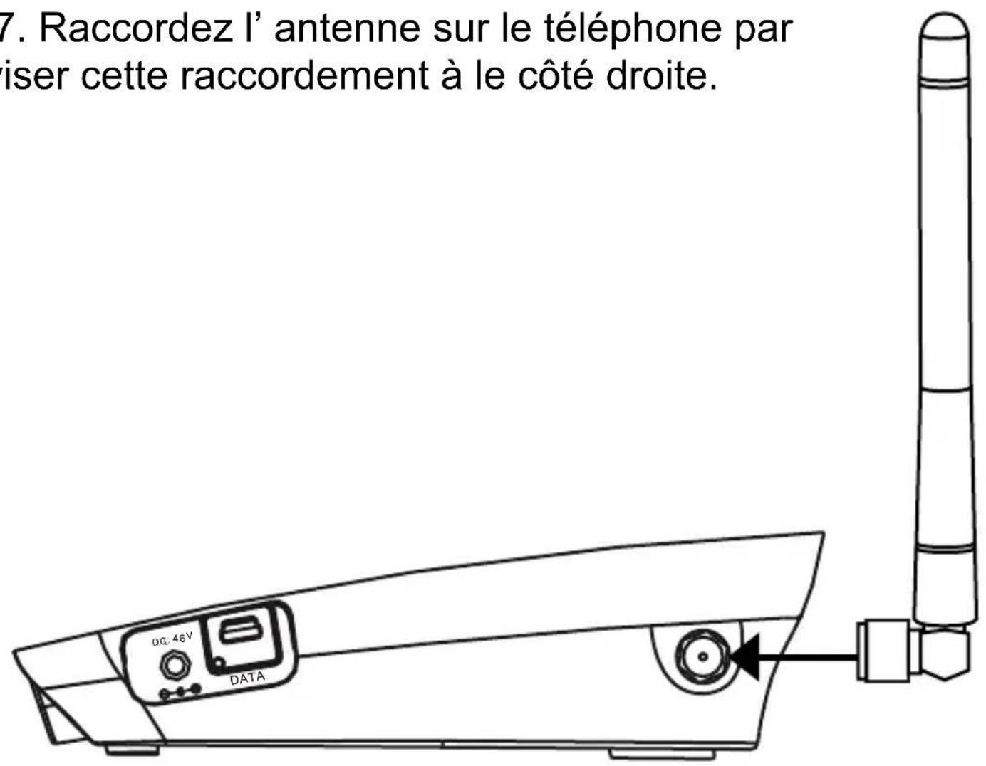 Fysic FM2900 - Carte SIM, accu, cornet du téléphone et ANTENNE : - 10