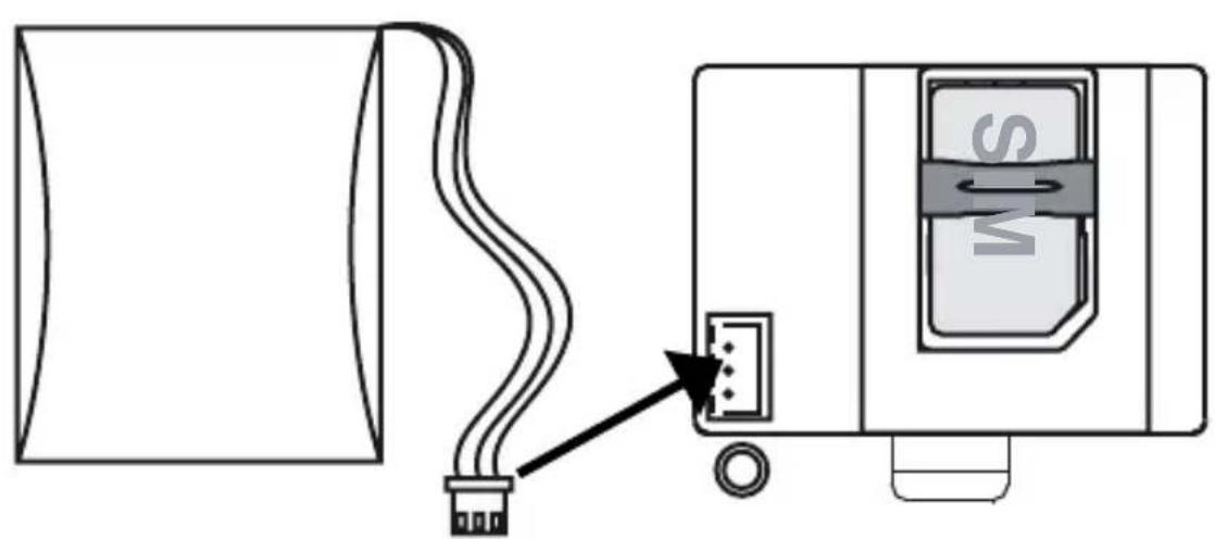 Fysic FM2900 - Carte SIM, accu, cornet du téléphone et ANTENNE : - 5