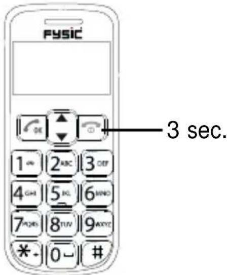 Fysic FM8200 - Carte SIM et accu : - 8