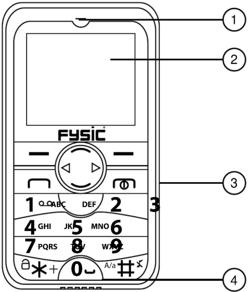 Fysic FM610 - Téléphone - 1