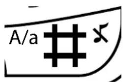 Fysic FM610 - Touché # (petit carré) : - 1