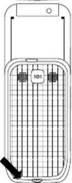 Fysic FM9800 - Carte SIM, carte SD et accu : - 2