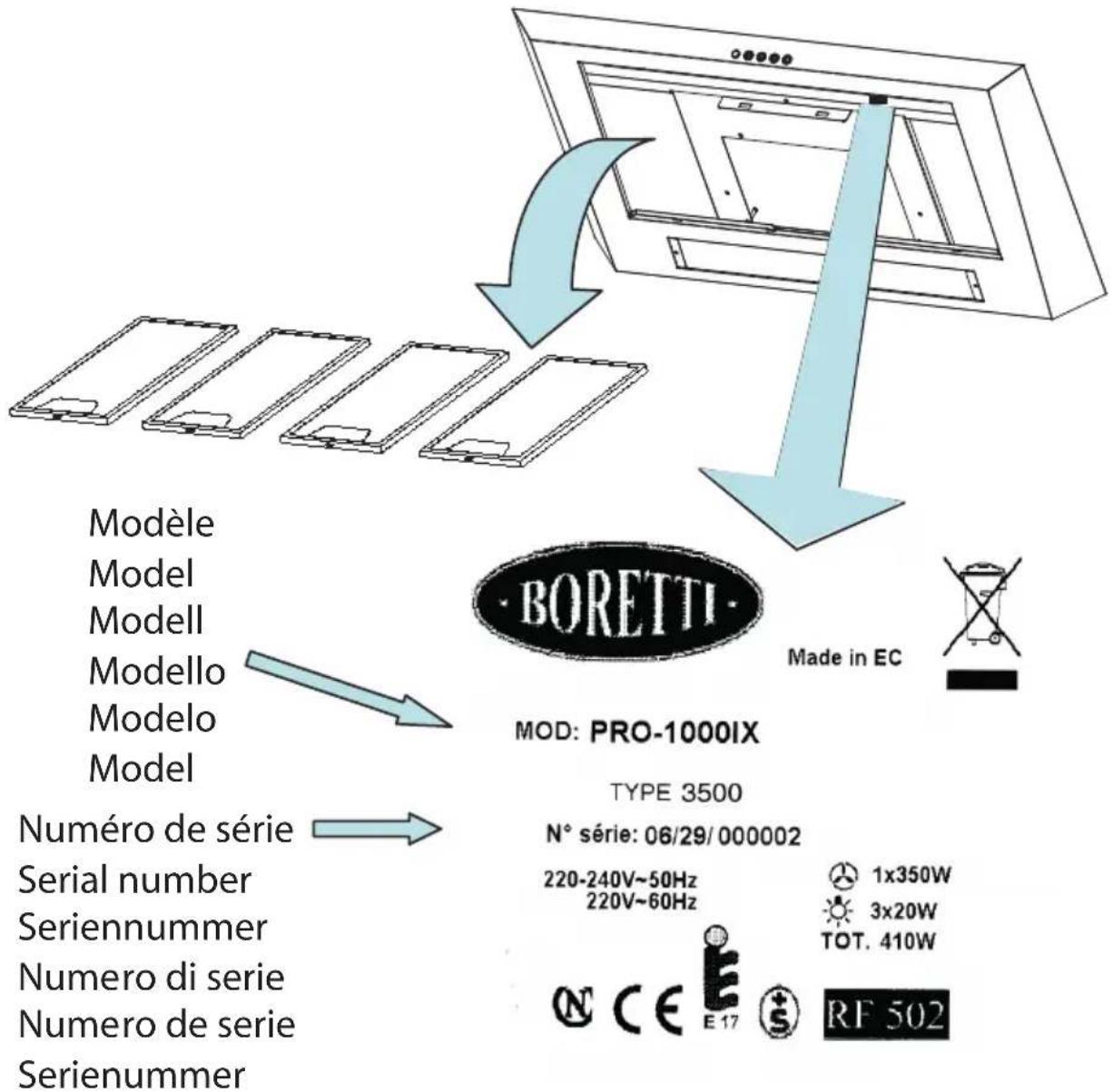 BORETTI PRO 100 IX - OPMERKINGEN - 1