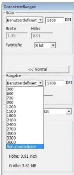 Reflecta CrystalScan 7200 - Beispiel: - 1