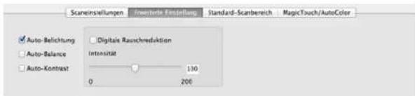 Reflecta CrystalScan 7200 - Scan-Voreinstellungen einrichten (Fortsetzung) - 3