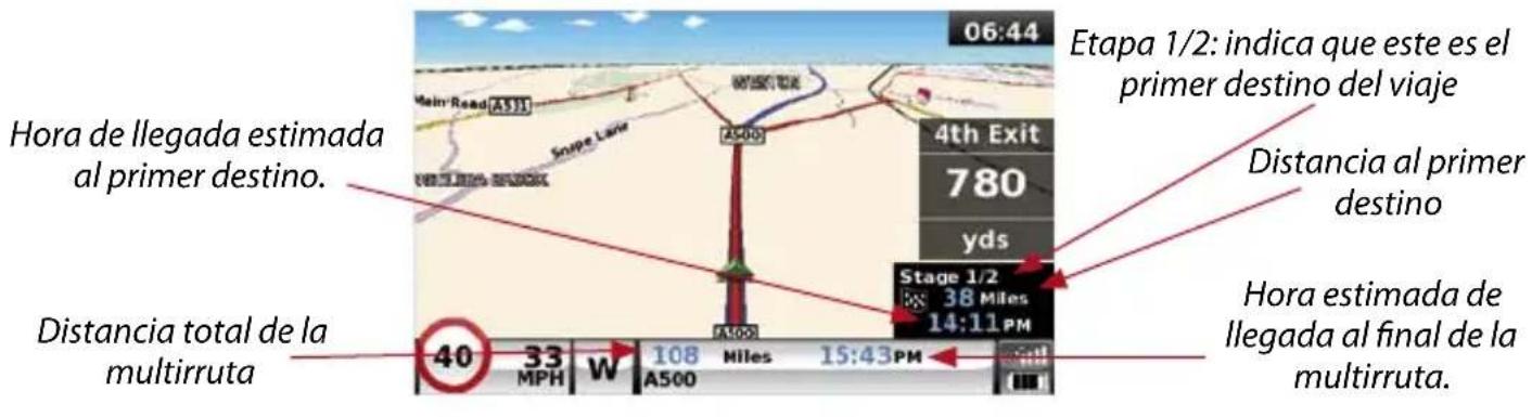 SNOOPER Truckmate Pro S5000 - Utilización de la multirruta - 1