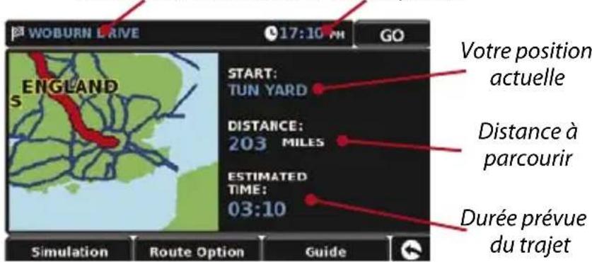 SNOOPER Truckmate Pro S5000 - Guide de démarrage rapide de navigation en utilisant « Trouver par code postal » - 8
