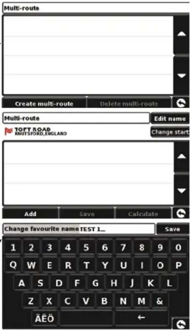 SNOOPER Truckmate Pro S5000 - Crear una multirruta - 1