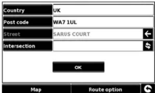 SNOOPER Truckmate Pro S5000 - Guide de démarrage rapide de navigation en utilisant « Trouver par code postal » - 5