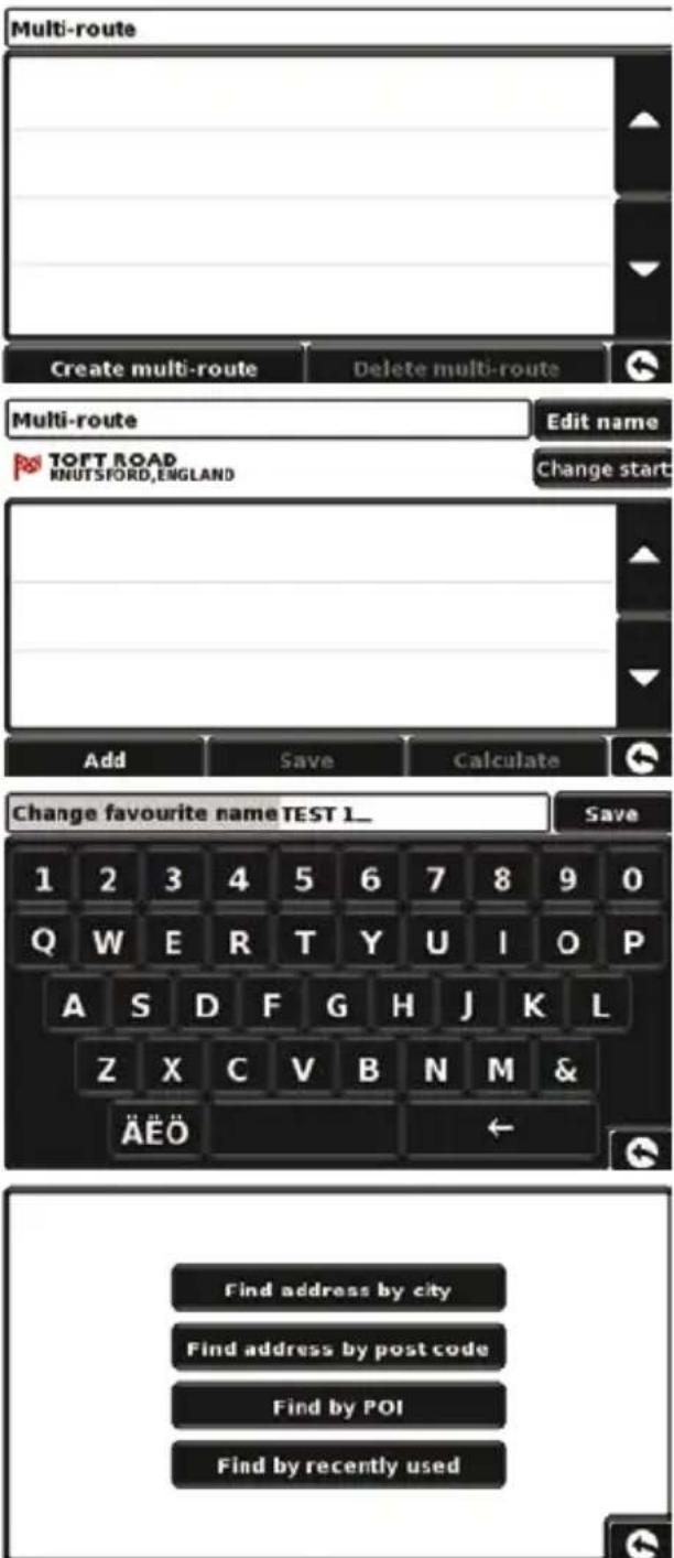 SNOOPER Truckmate Pro S5000 - Create a Multi-route - 1