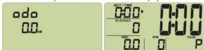 KETTLER Vitto XL - Display before exercising - 2
