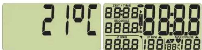 KETTLER Vitto XL - Display before exercising - 1