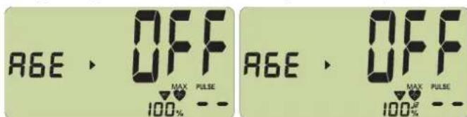 KETTLER Cosmos XT - Age setting / alarm signal ON/OFF - 1