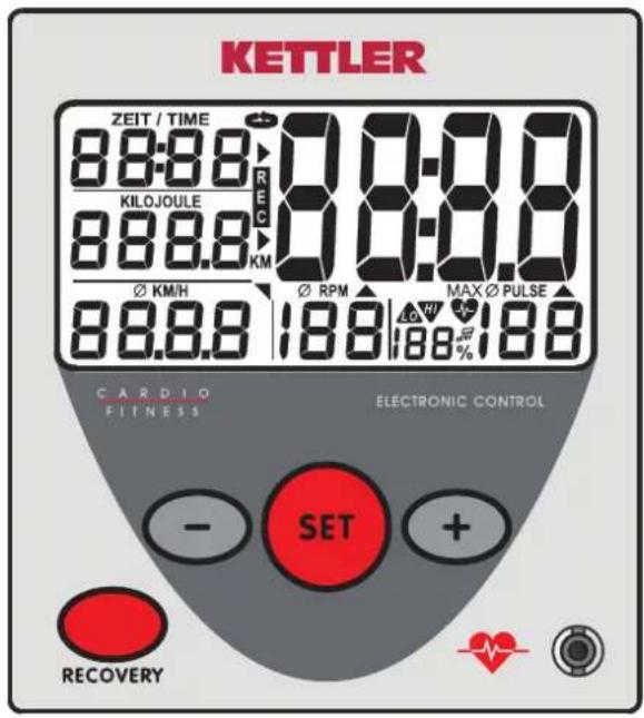 KETTLER Condor GT - Instruções de utilização do computador e de treino - 1