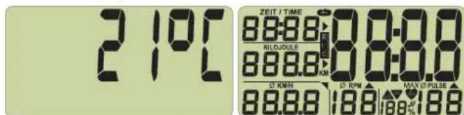KETTLER Cross RX - Display for training. - 1