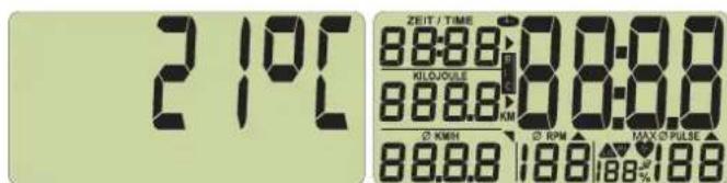 KETTLER Pendo CX - Display before exercising - 1
