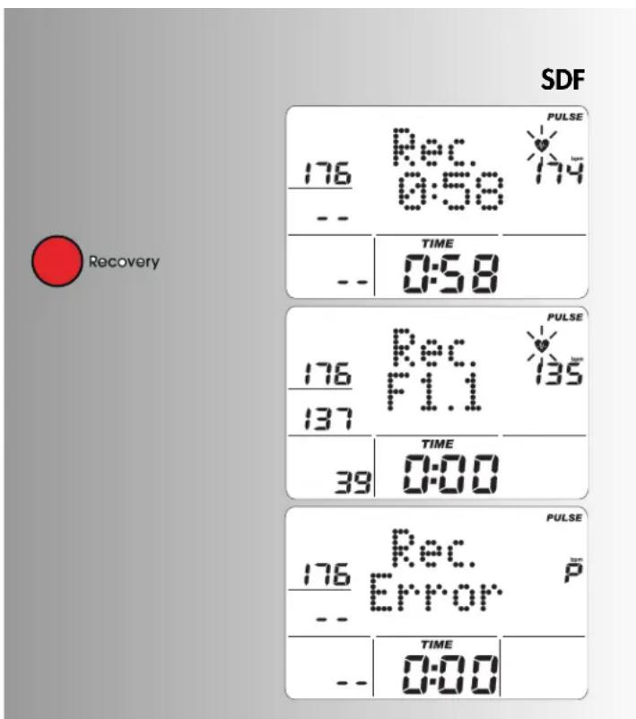 KETTLER X3 - Recovery pulse measurement - 1