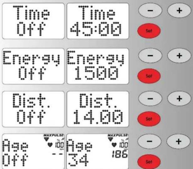 KETTLER X3 - Programme: Count up / Count down - 3