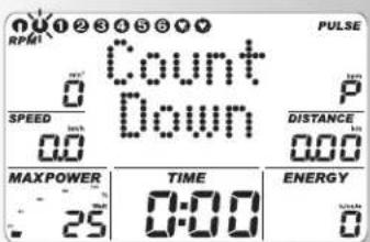 KETTLER X3 - Programme: Count up / Count down - 1