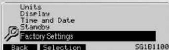 KETTLER Unix EX - Installingen  5. Standaardinstallingen - 1