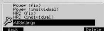 KETTLER Unix EX - Settings  5. Factory Settings - 2