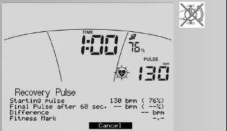 KETTLER Unix EX - Recovery Pulse Taking - 1