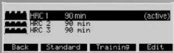 KETTLER Unix EX - Programmes  HRC (individual) - 1