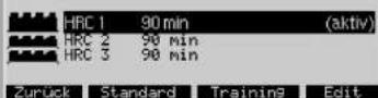 KETTLER Unix EX - Individuelle Trainingsprofile (Editieren) - 5