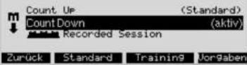 KETTLER Unix EX - Programme > Leistung (manuell) - 1