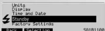 KETTLER Unix EX - Nastaveni 4 .standby - 1