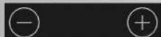 KETTLER Unix EX - Przyciski wpwadzania danych Minus - /Plus + - 1