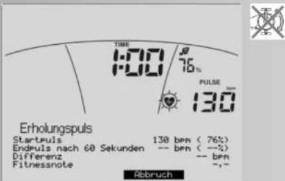 KETTLER Unix EX - Erholungspulsmessung - 1