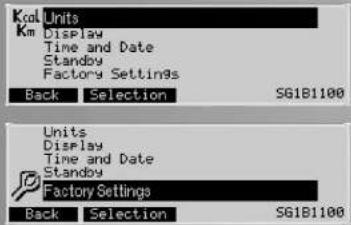 KETTLER Unix EX - Instellingen (voor alle Personen) - 2