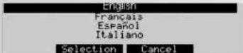 KETTLER Unix EX - Impostazione della lingua - 1