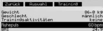 KETTLER Unix EX - Programmi > Coach Health / Power - 3