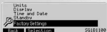 KETTLER Unix EX - Settings  5. Factory Settings - 1