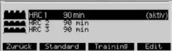 KETTLER Unix EX - Programy > HRC (indywidualne) - 1