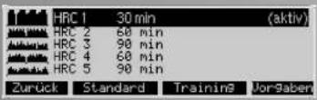 KETTLER Unix EX - Programy  HRC (fest) - 1