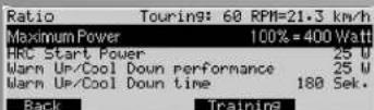 KETTLER Unix EX - Presettings  1. Display &amp; Functions - 1