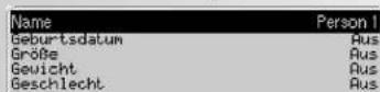 KETTLER Unix EX - Dane osobowe ->Wprowadzic nazwisko - 1