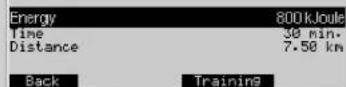 KETTLER Unix EX - Programas > Coach Health/Power - 2