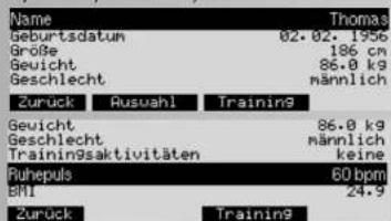 KETTLER Unix EX - Programy > Test IPN - 2