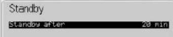 KETTLER Unix EX - Nastaveni 4 .standby - 2