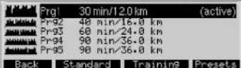 KETTLER Unix EX - Puisance (fort) programme 1 - 1